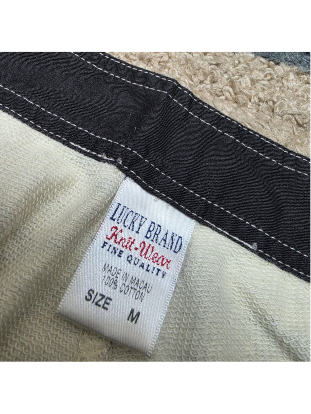 Lucky Brand Swim Trunks Mens M Y2K Dragon Tiger Japan Print Board Shorts Vintage - Picture 4 of 8